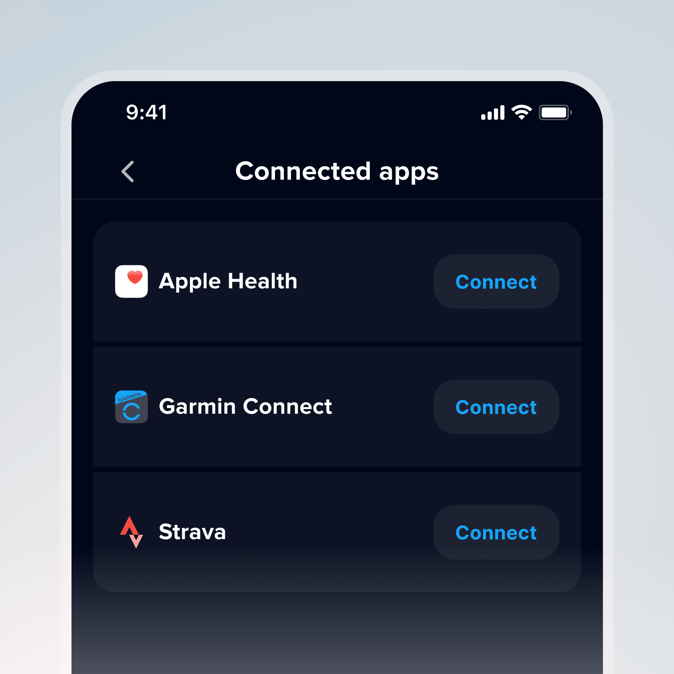 Sync your health data